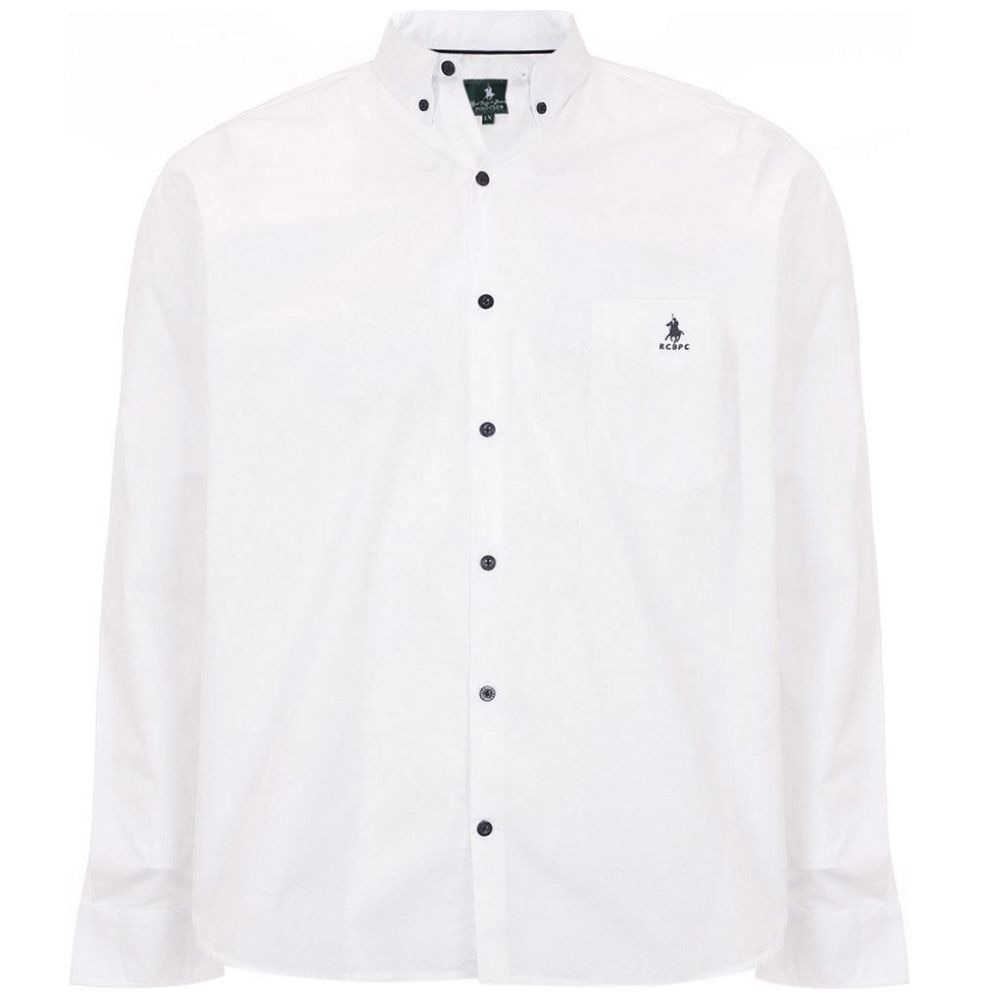 Camisa Maquinilla Blanco Polo Club para Hombre Plus