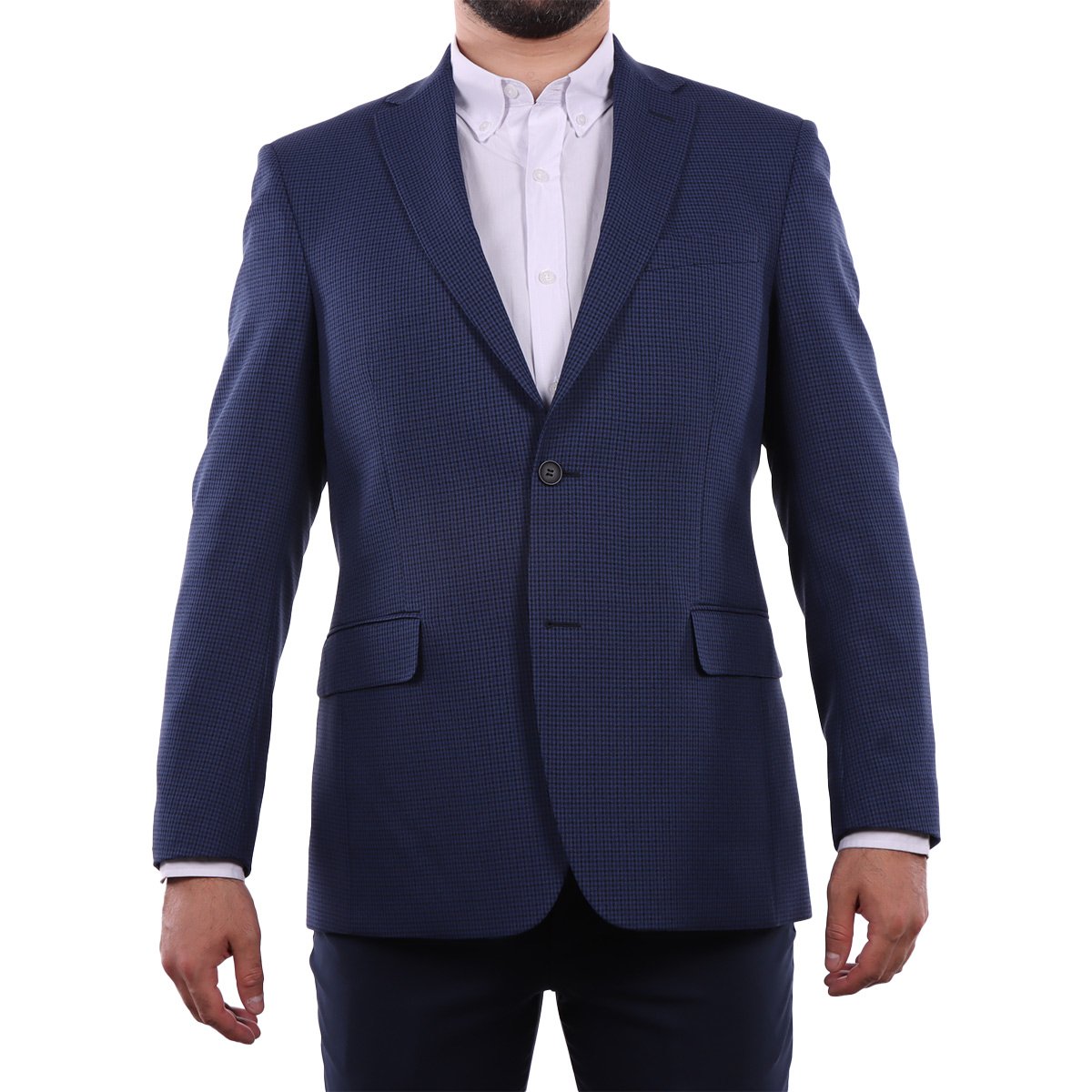 Saco Azul con Textura Sonneti para Hombre