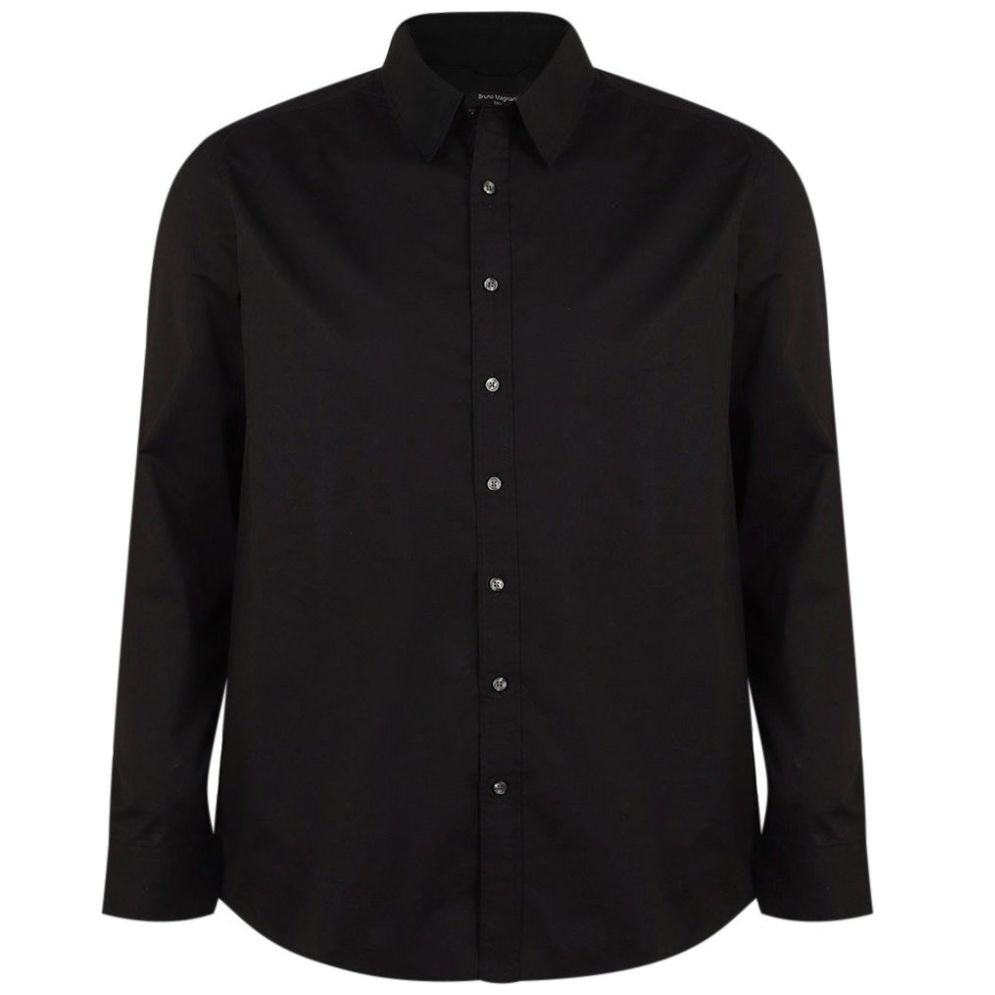 Camisa en Popelina Bruno Magnani Manga Larga para Hombre Plus