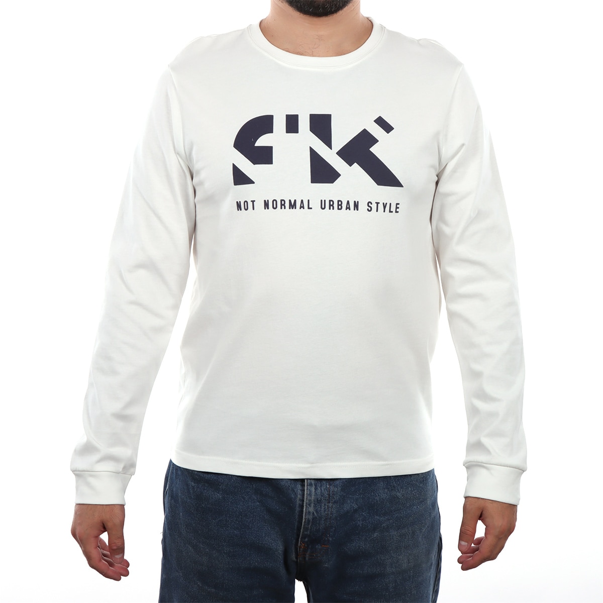 Playera Manga Larga Estilo Urbano Fukka para Hombre