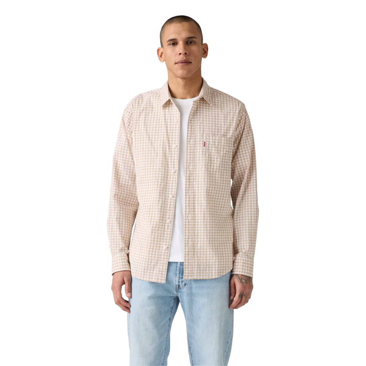 Camisa Cuadros Regular Fit Levi's Manga Larga para Hombre