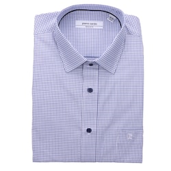 camisa-azul-de-vestir-con-microcuadro-pierre-cardin-para-hombre