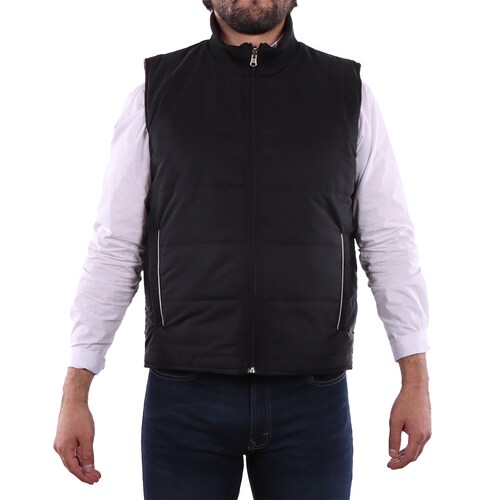 Chaleco Acolchado Para Hombre Ligero - Relleno De Plumón, Impermeable, Con Bolsillos Con Cremallera, Ideal Para Entretiempo E Invierno