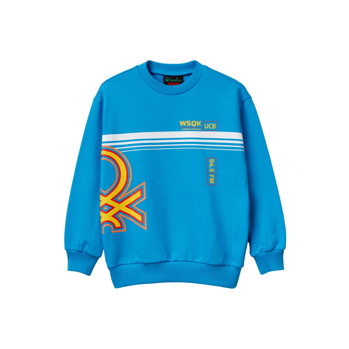 Sudadera Stranger Things Color Azúl Benetton para Niño