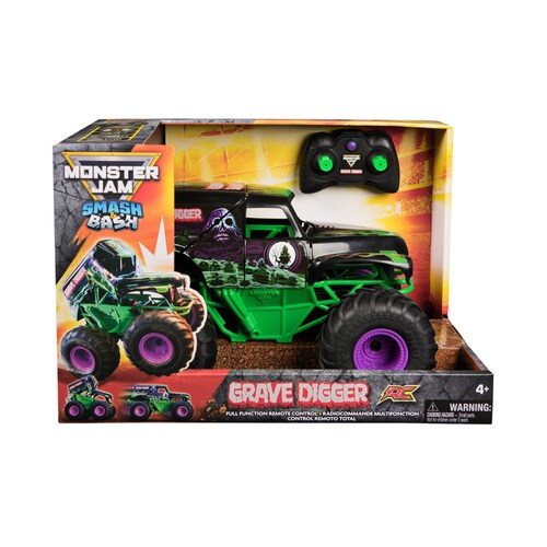 Monster Jam Smash And Bash Grave Digger Spin Master