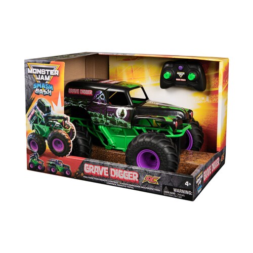Monster Jam Smash And Bash Grave Digger Spin Master