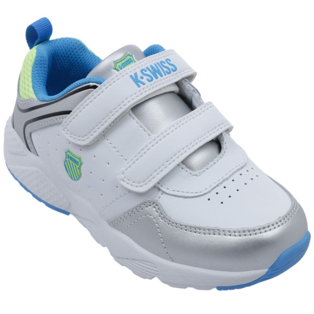 Tenis Rocket Velcro 17-22  Blanco Kswissz