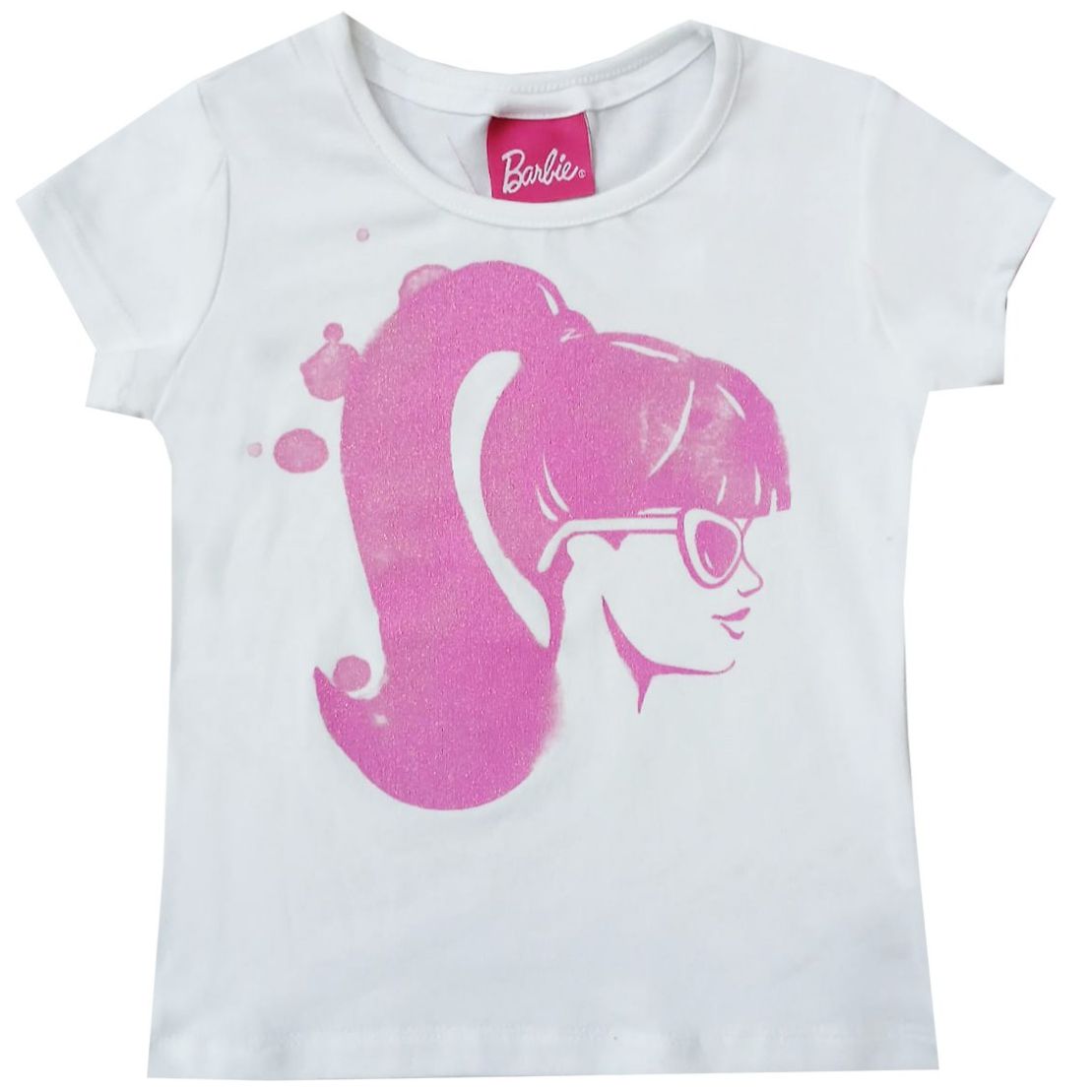 Playera de Manga Corta Barbie para Niña