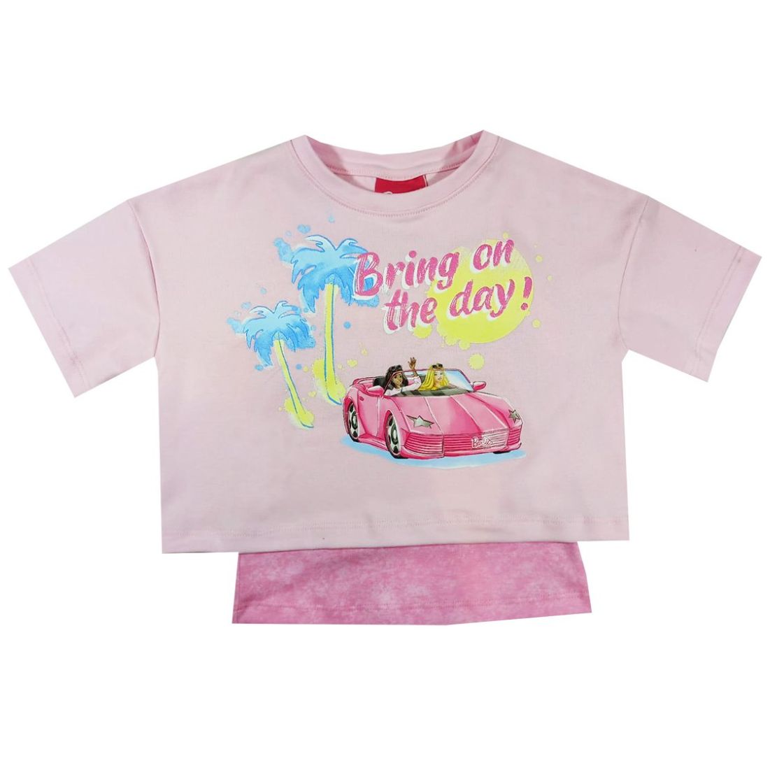 Playera de Manga Corta Barbie para Niña