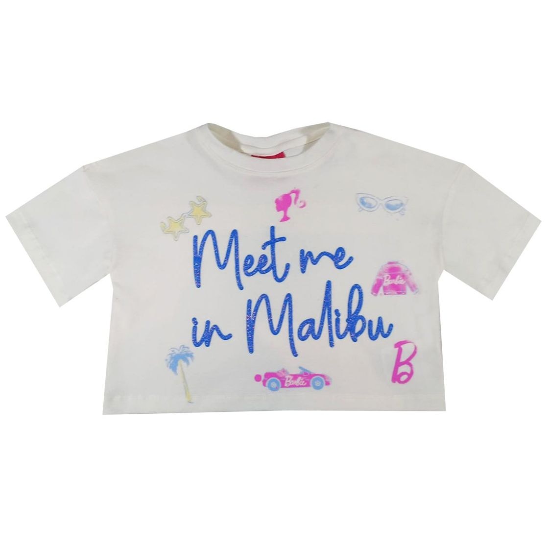 Playera de Manga Corta Barbie para Niña