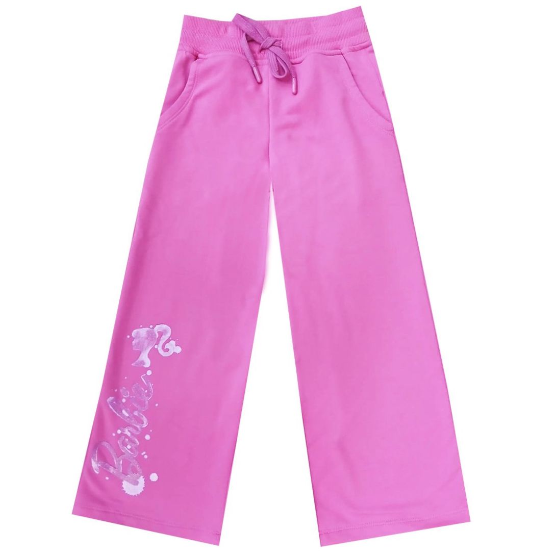 Pants Ancho Bordado Barbie para Niña