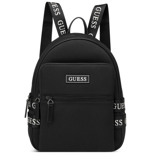 guess originals mini backpack bla womens Manhattan Large Backpack, Black, One Size US: Clothing, Shoes & Jewelry Its exterior features a sophisticated structure made of polyurethane GUESS Manhattan II Backpack for