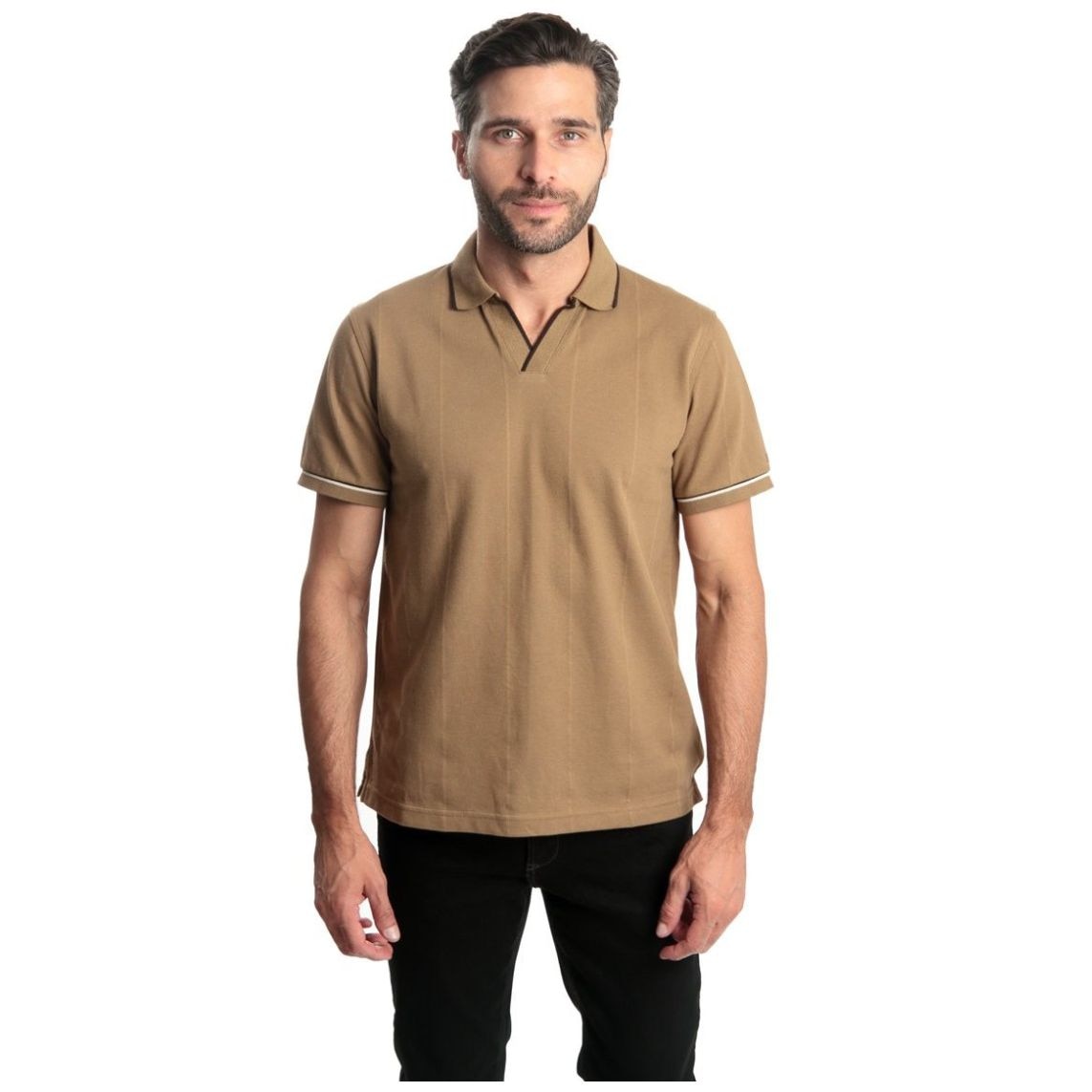Playera Polo Regular Kenneth Cole Manga Corta para Hombre Plus