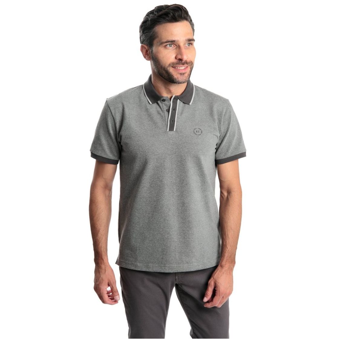 Playera Polo Regular Kenneth Cole Manga Corta para Hombre Plus