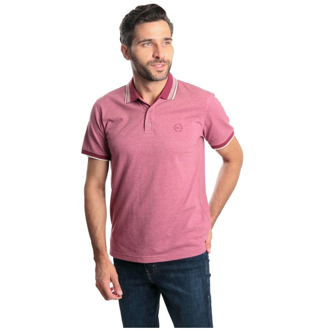 Playera Polo Regular Fit Kenneth Cole Manga Corta para Hombre Plus