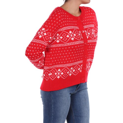 Suéter Rojo Navideño Arqueology para Mujer