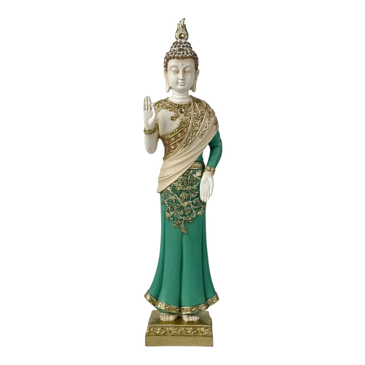 Buda Decorativa con Gesto Concepts Poliresina