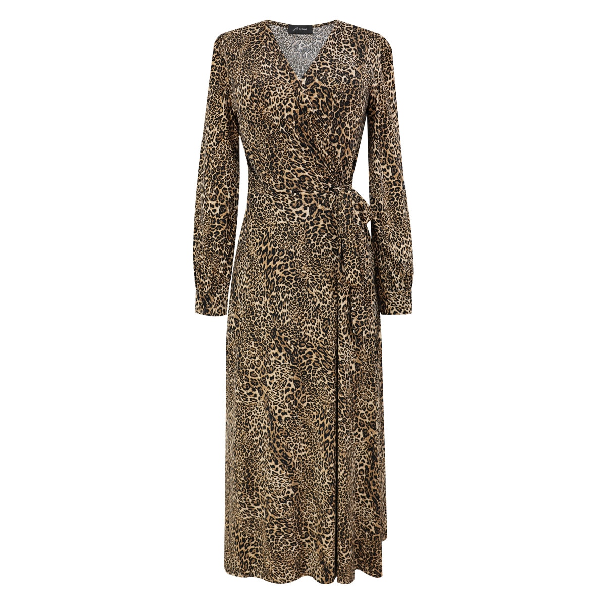 Vestido Cruzado con Estampado para Mujer Petite Just By Basel