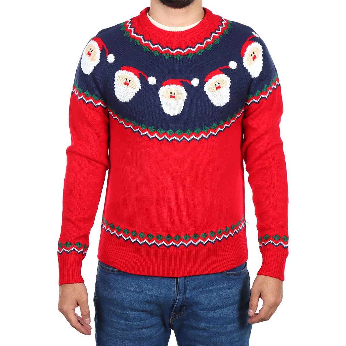 Suéter Navideño Tejido Fukka para Hombre