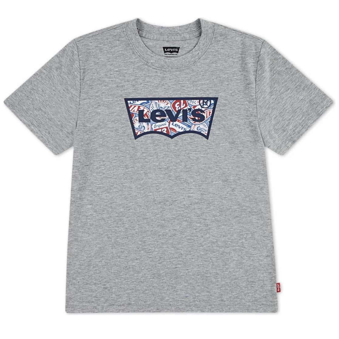 Playera Manga Corta Gris Levi's para Niño