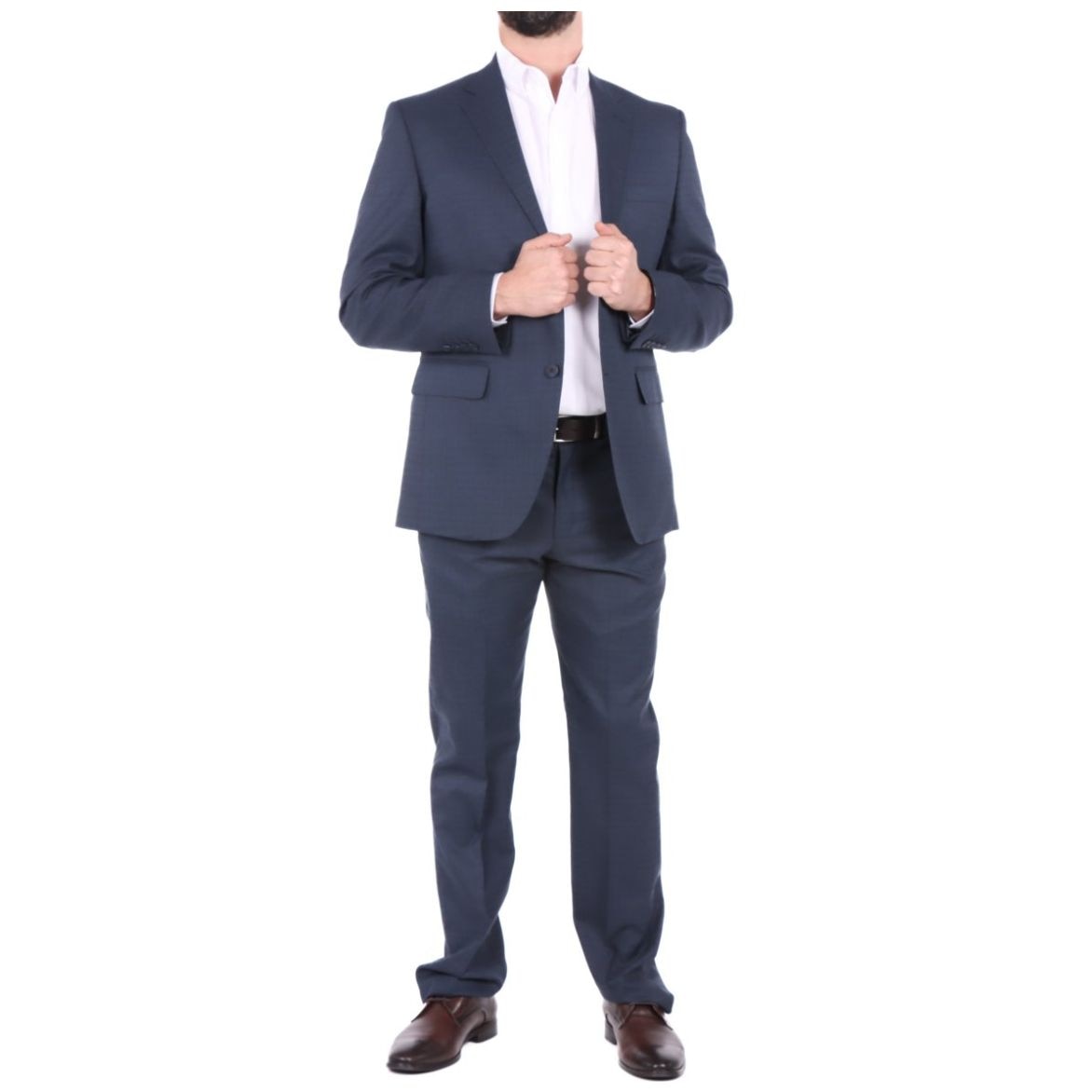Traje Slim Fit Bruno Magnani Hombre Formal Moderno