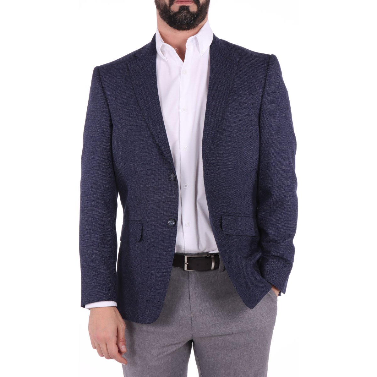 Saco Regular Hombre Pierre Cardin Estilo Clásico Azul