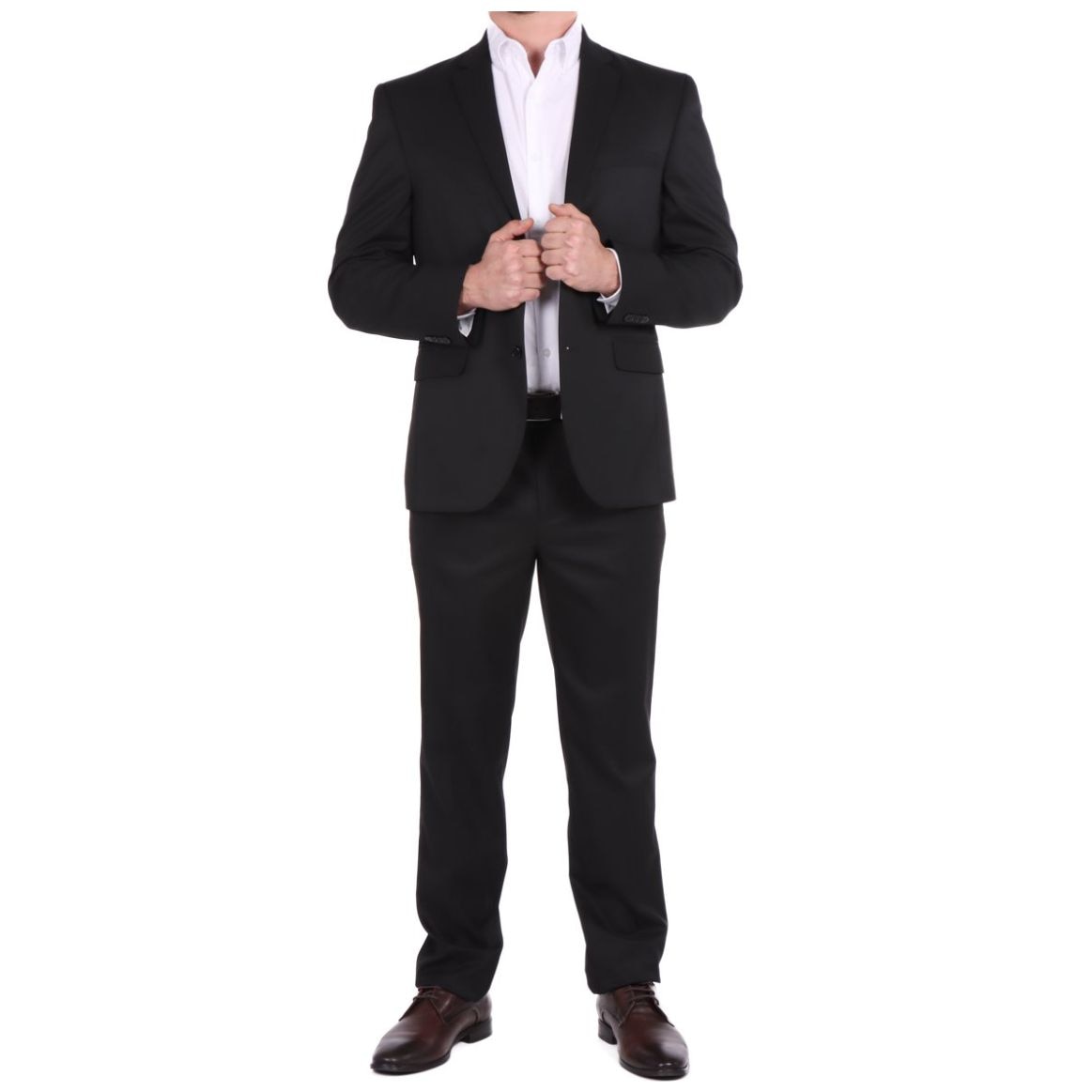 Traje de Hombre Regular Fit Bruno Magnani Formal Negro