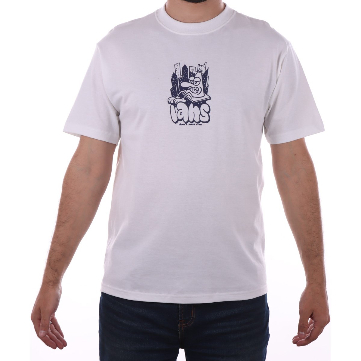 Playera Manga Corta Gráfico Caricaturesco Vans para Hombre