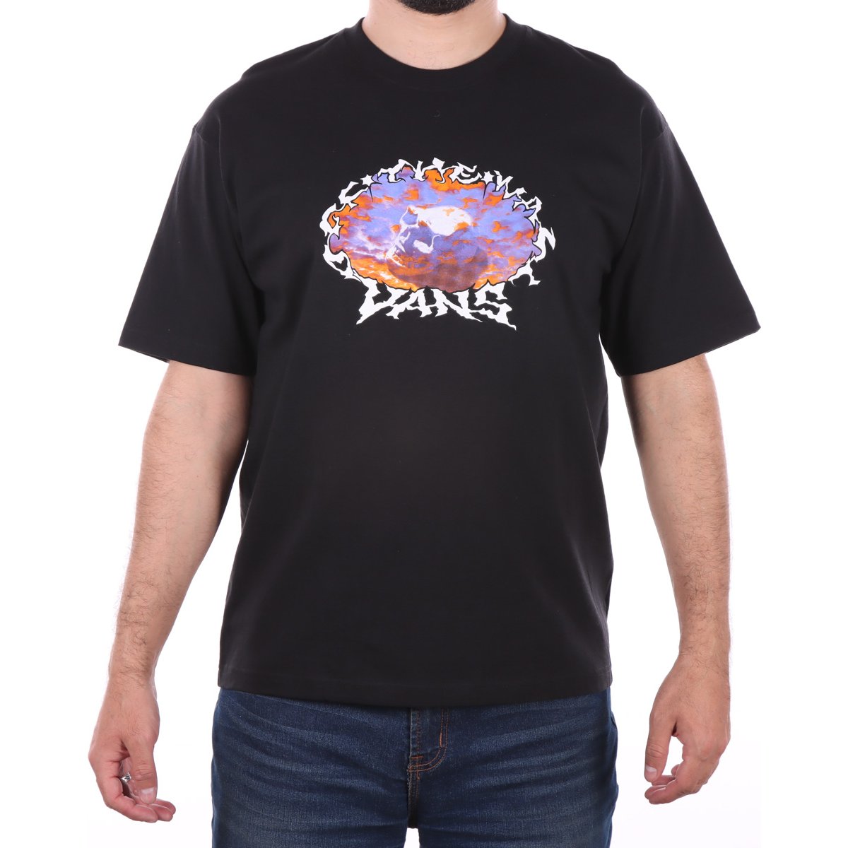 Playera Manga Corta Gráfico Abstracto Vans para Hombre
