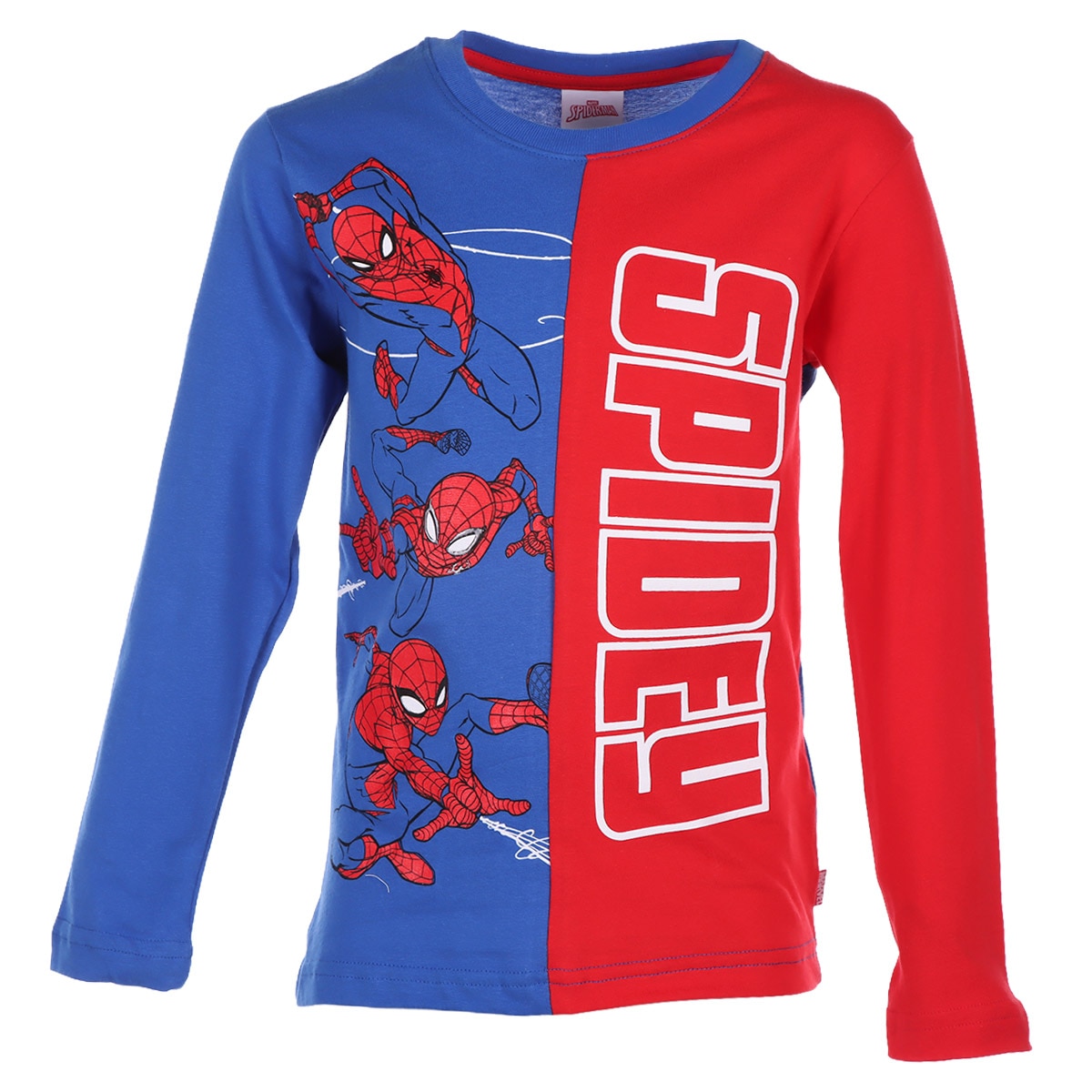 Playera Manga Larga Spiderman en Acción Spiderman para Niño