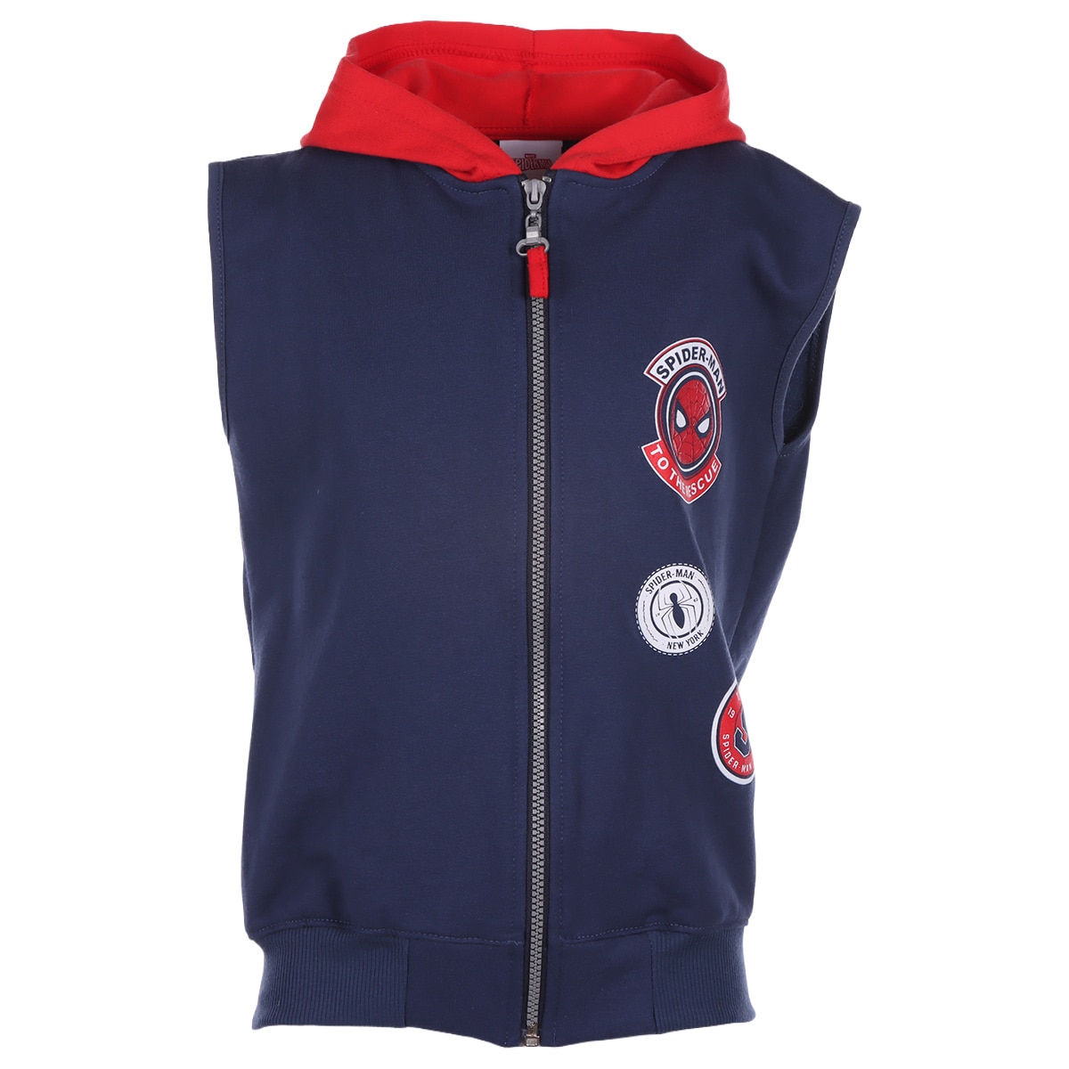 Chaleco de Felpa con Capucha Spiderman para Niño