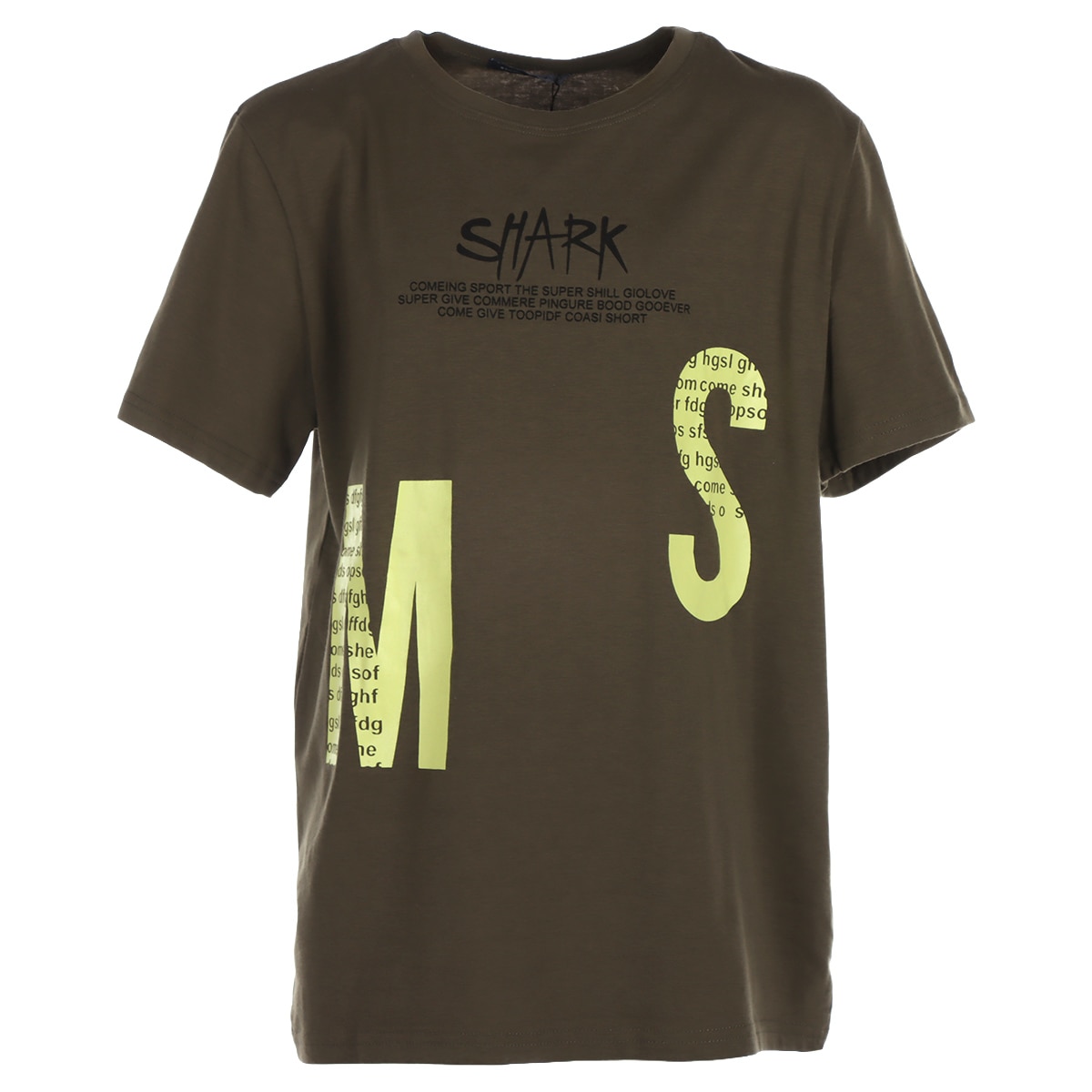 Playera Verde Oscura Manga Corta Studio si para Niño