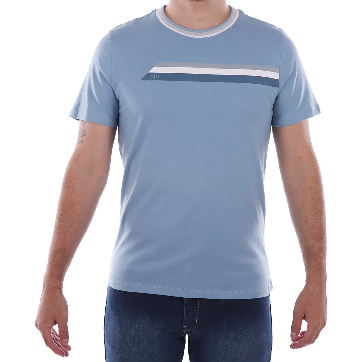 T-Shirt con Detalle Gráfico Bruno Magnami para Hombre
