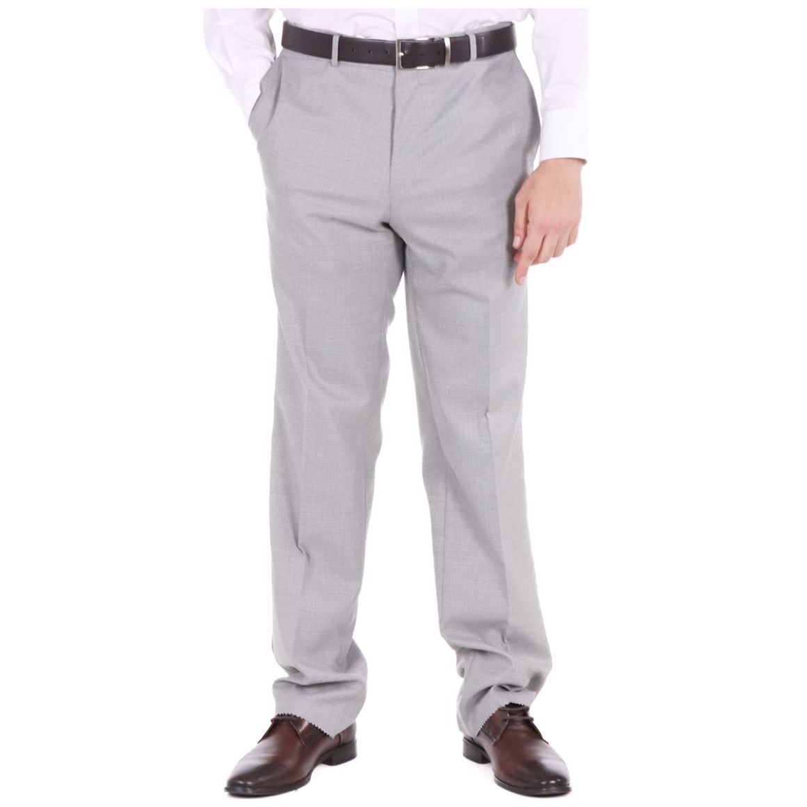 Pantalón John Henry Hombre Spandex Sin Pinzas Gris