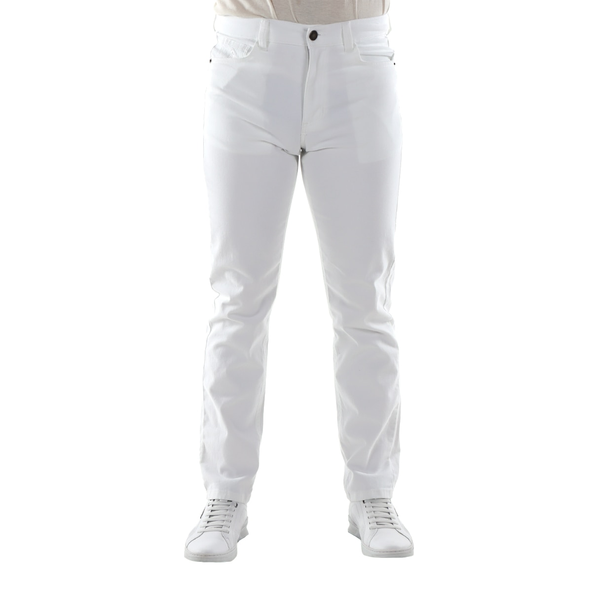 Jeans Hombre Royal Polo Club Five Pocket Slim Blanco