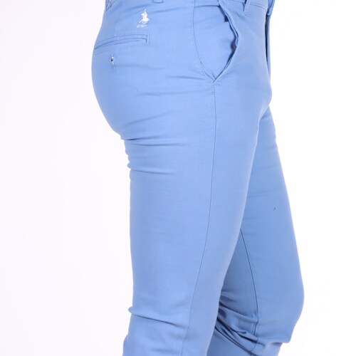 Pantalón Casual Hombre Royal Polo Club Azul Cielo