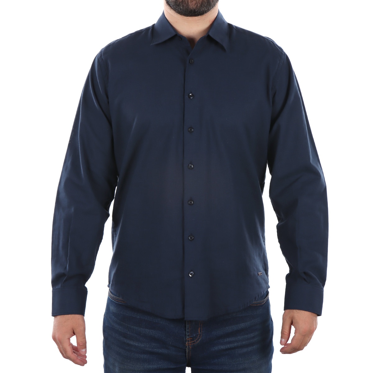 Camisa Slim Fit Manga Larga Lee para Hombre