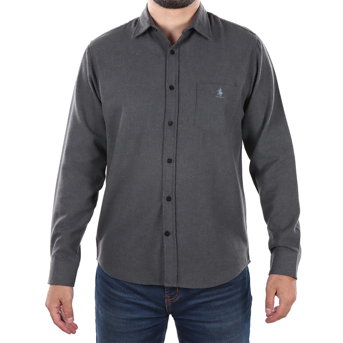 Camisa de Hombre Polo Club Casual Manga Larga