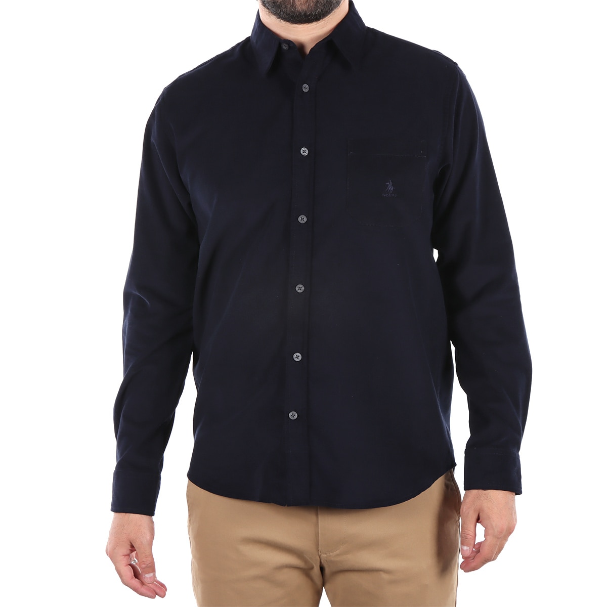 Camisa Hombre Polo Club. Larga Regular