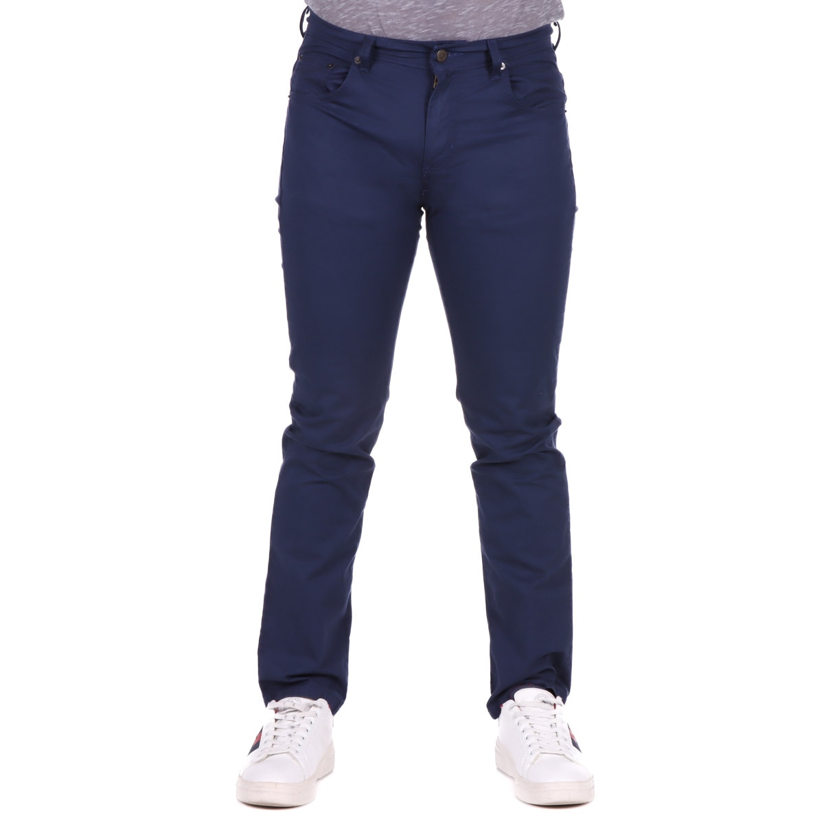 Pantalón Slim Fit Hombre Yale Gabardina Azul