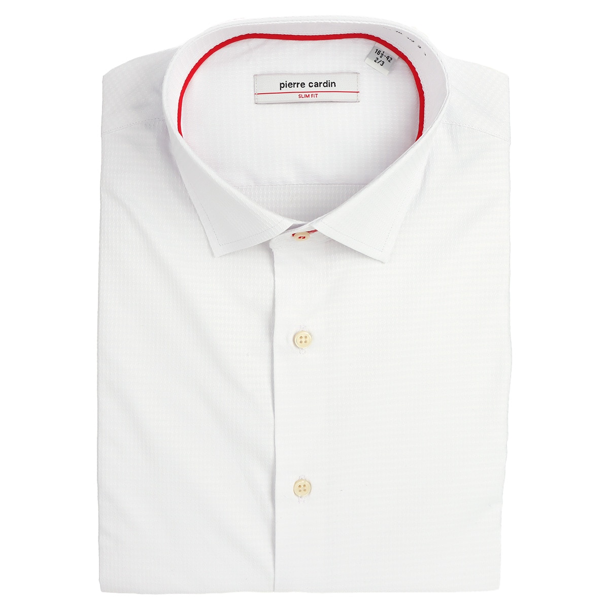 Camisa Blanca Hombre Pierre Cardin Slim Fit Elegante