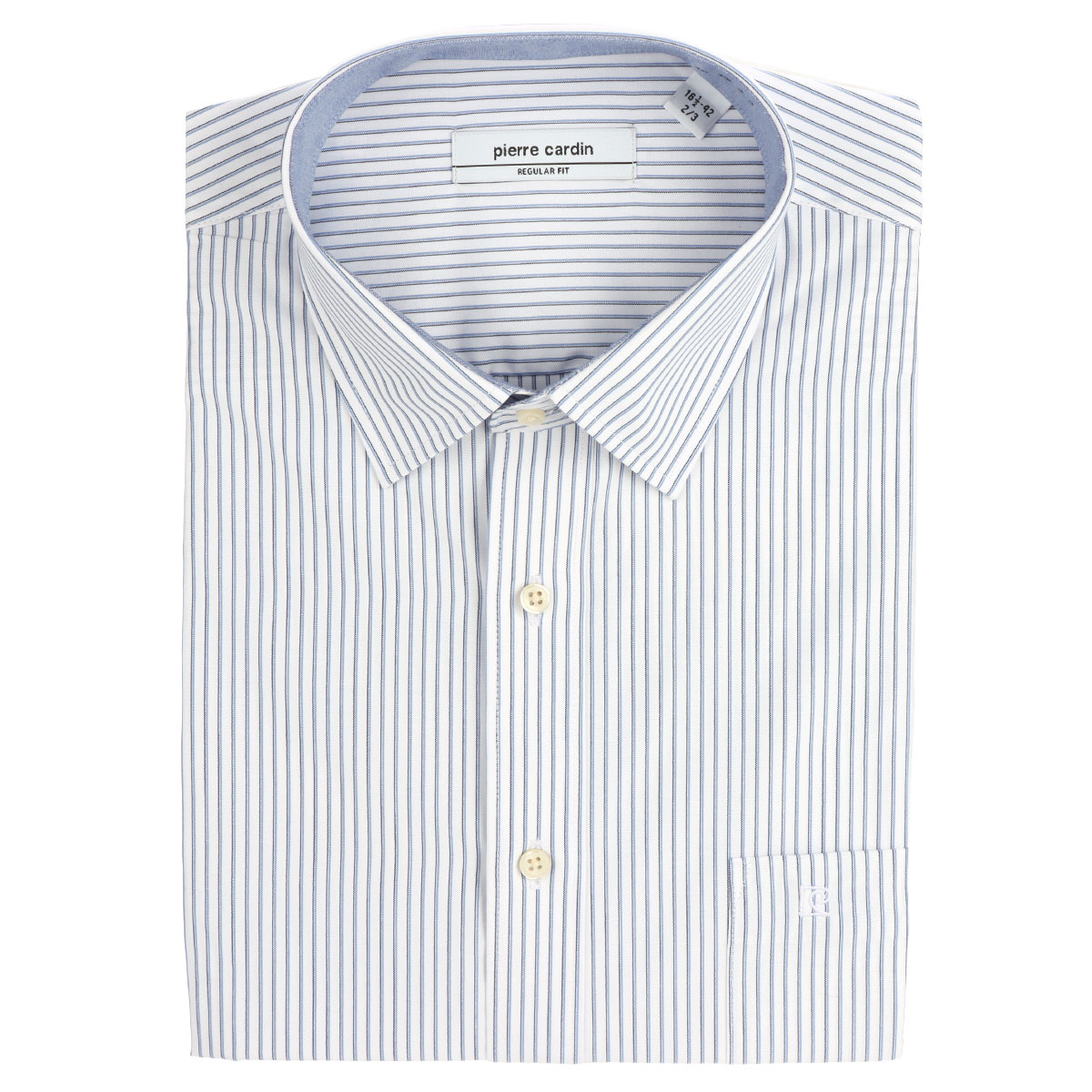 Camisa Hombre Pierre Cardin Regular Fit Rayas Azul