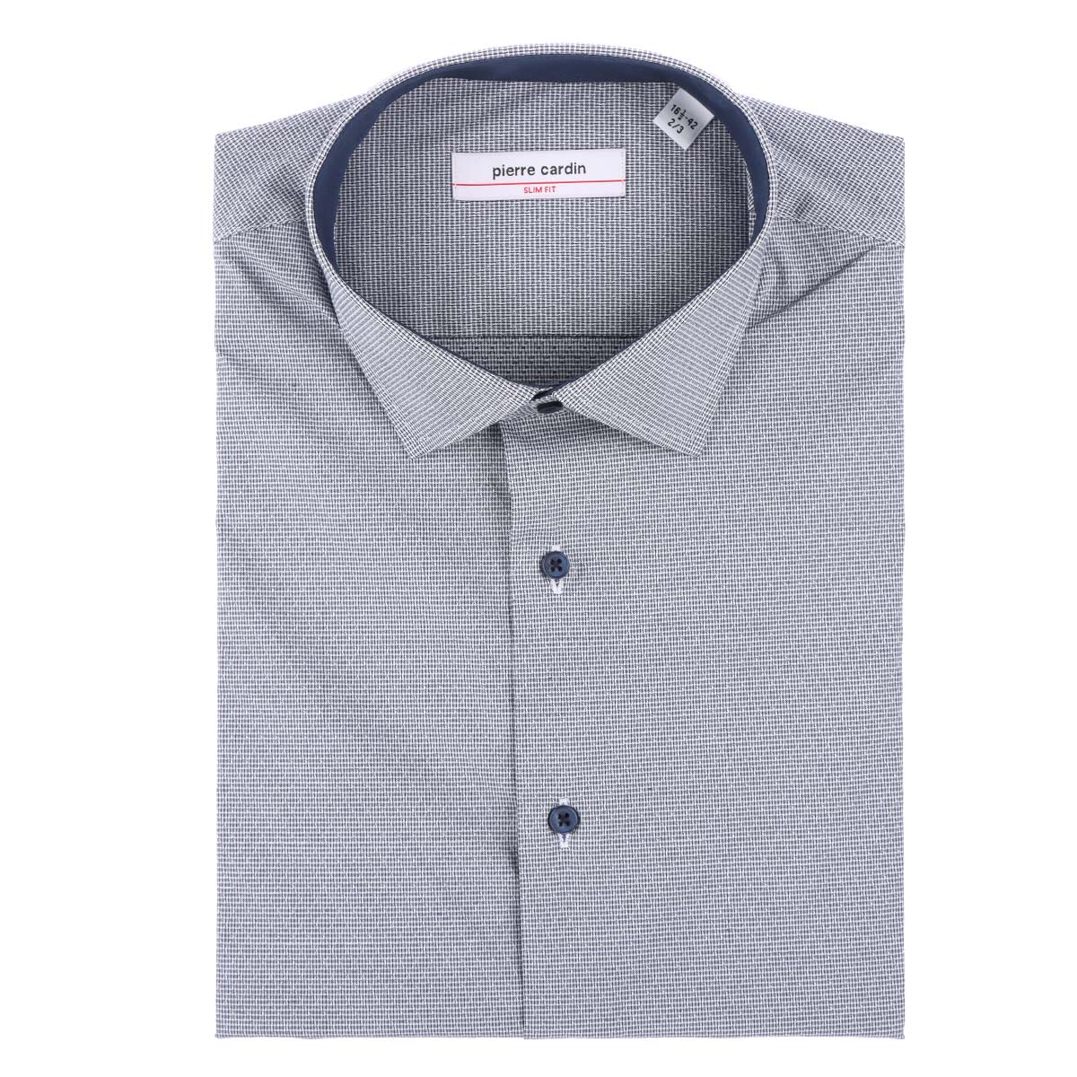 Camisa Slim Fit Azul Hombre Pierre Cardin 1205B
