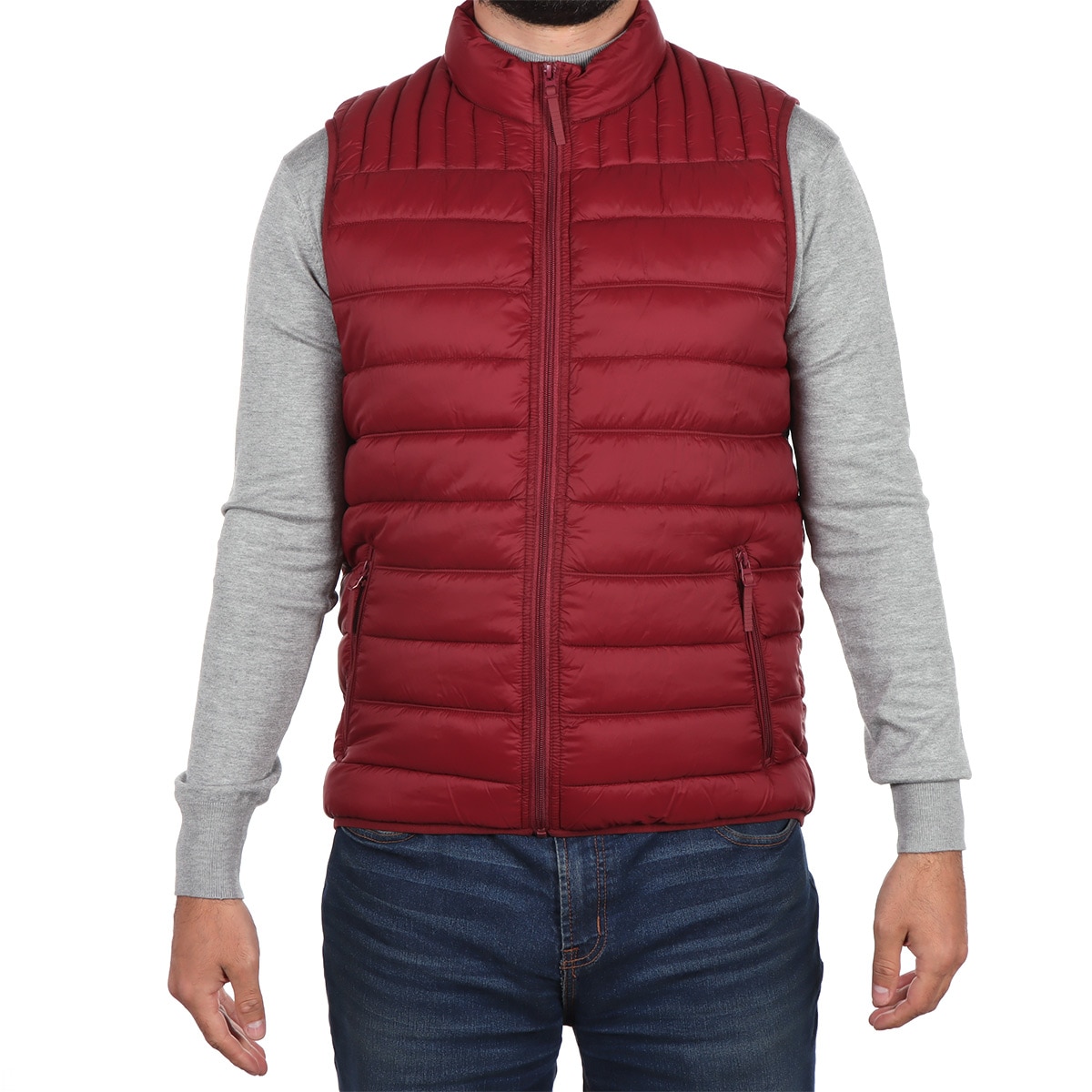 Chaleco Capitonado Negro Térmico Ligero J.opus Hombre