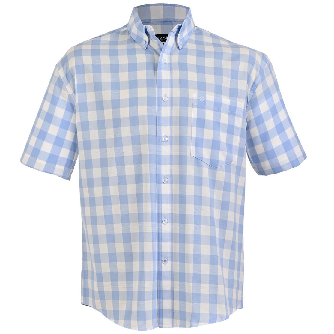 Camisa Relaxed Fit Casual Cavalatti Manga Corta para Hombre