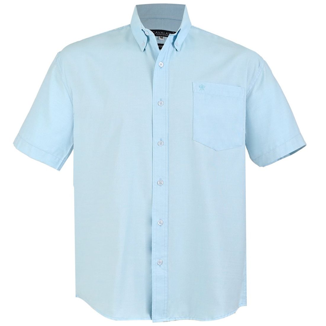 Camisa Relaxed Fit Casual Cavalatti Manga Corta para Hombre