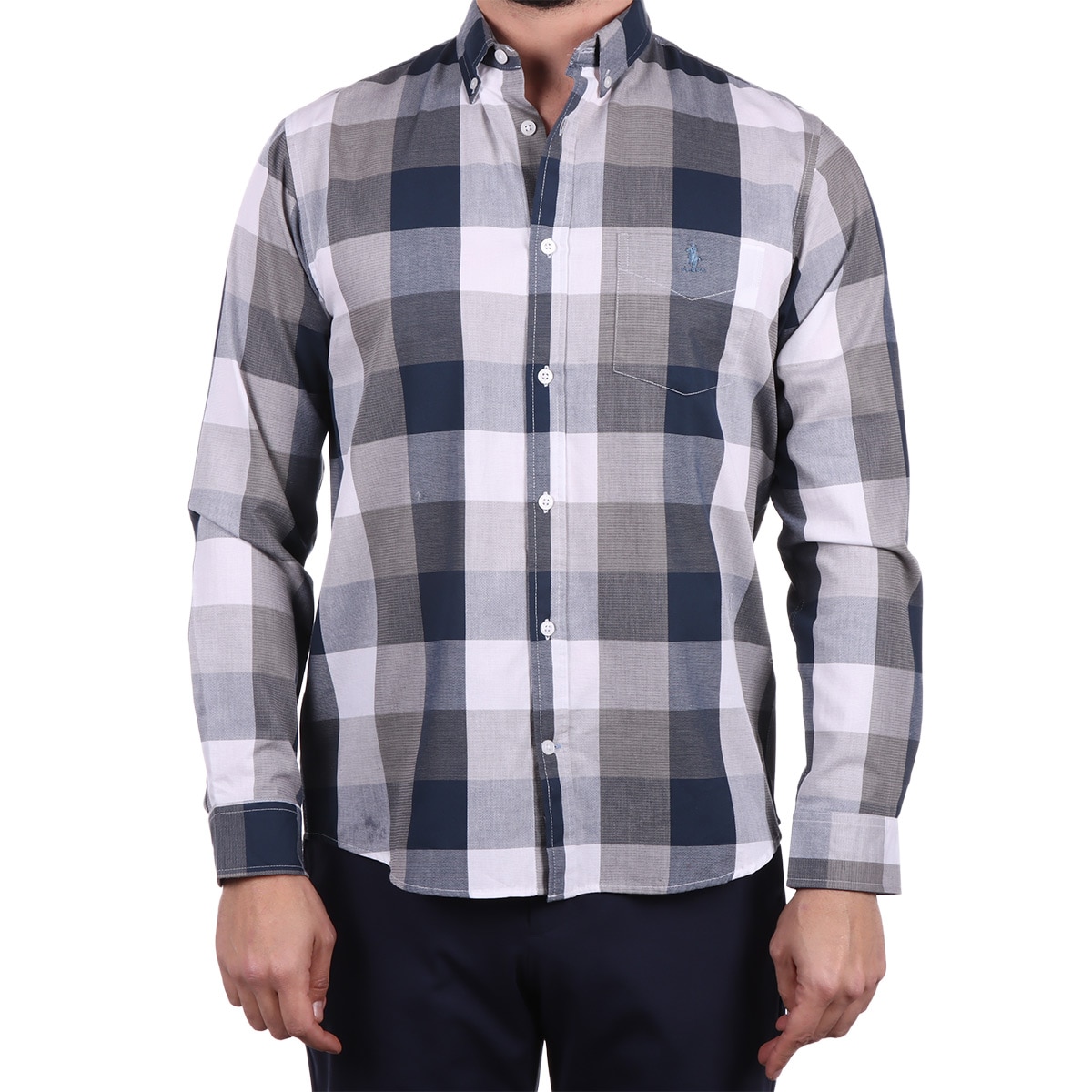 Camisa Casual de Cuadros Polo Club para Hombre
