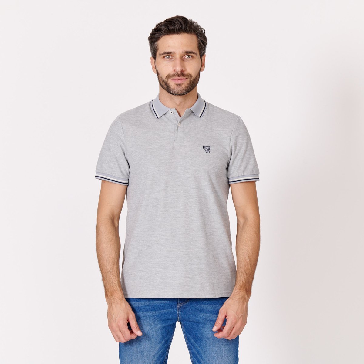 Playera Polo Regular Fit Chaps Manga Corta para Hombre