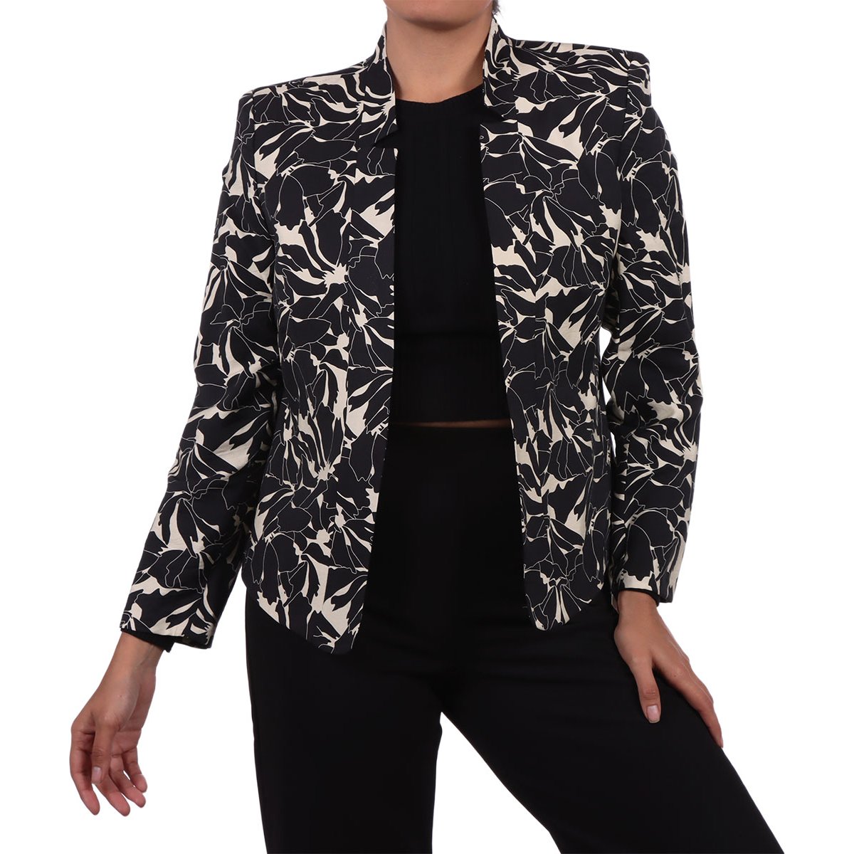Saco Blazer Estampado Floral Diva By Gamus para Mujer