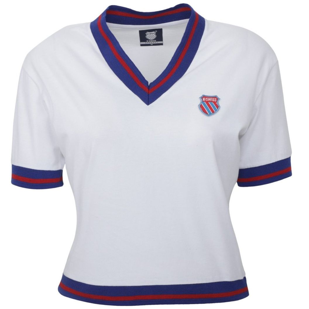 Playera Polo Kswiss Cuello V para Mujer